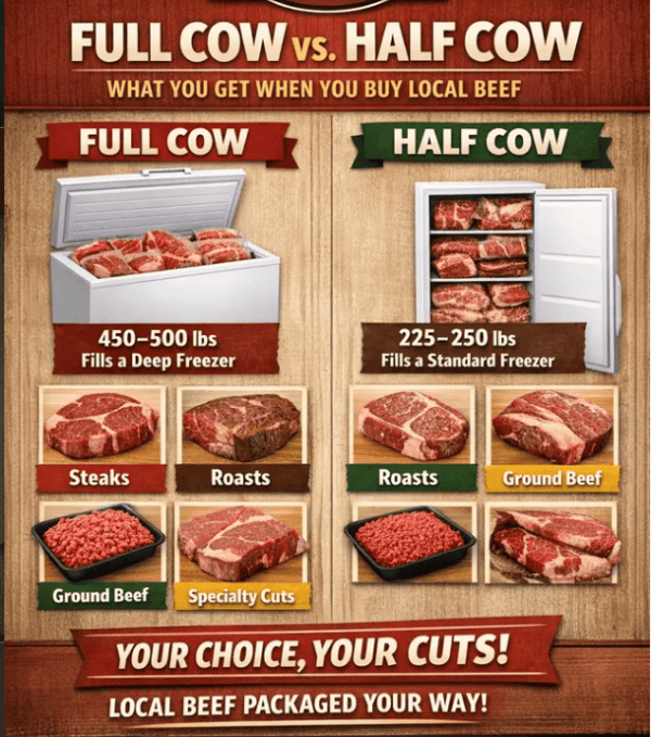 Buy Online Full and Half Cow